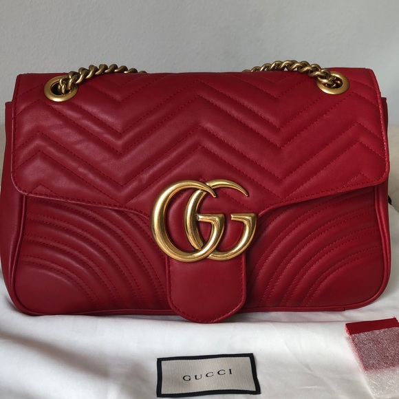 ❤️SOLD❤️ Authentic Gucci GG Marmont Matelassé Bag - Picture 2 of 8